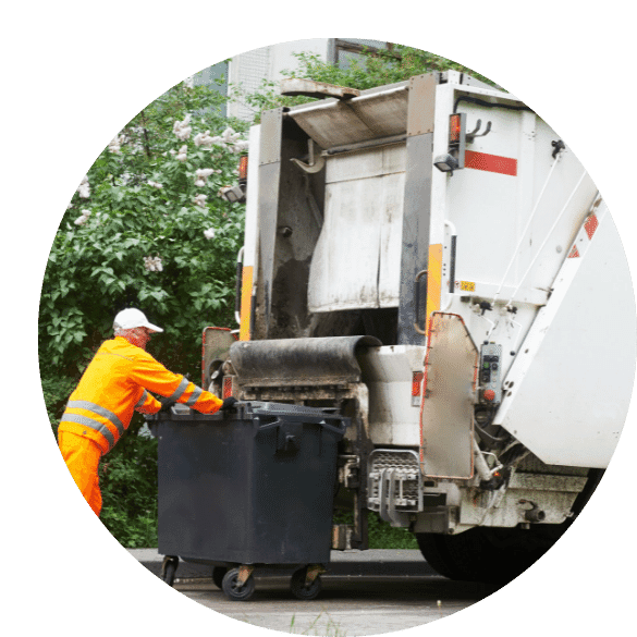 Garbage truck route monitoring for city fleets